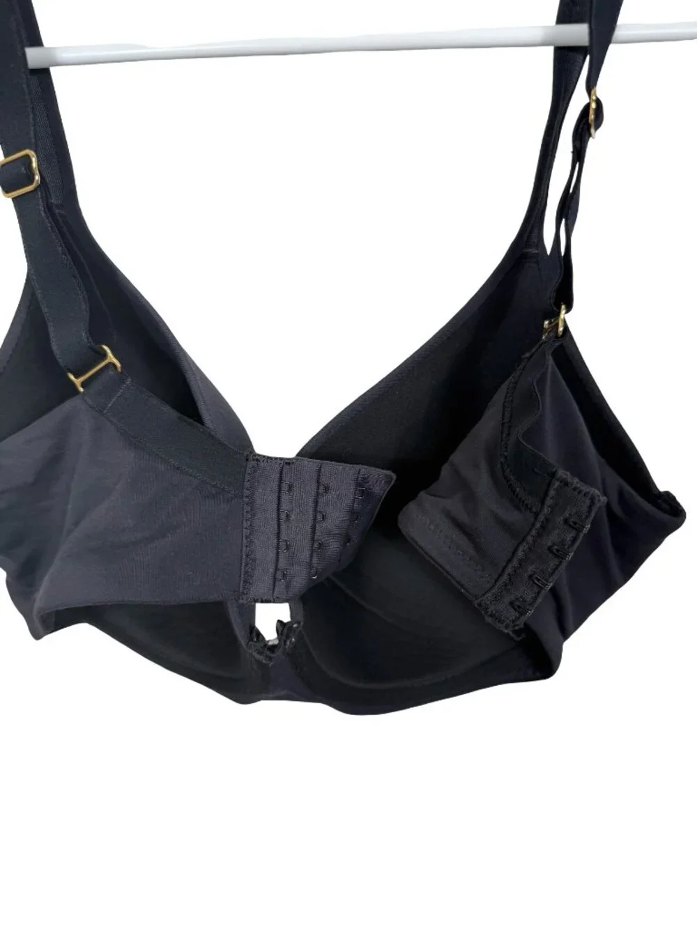 Soma Embraceable Full Coverage Bra Size 36DDD Black Light Padded Wire
